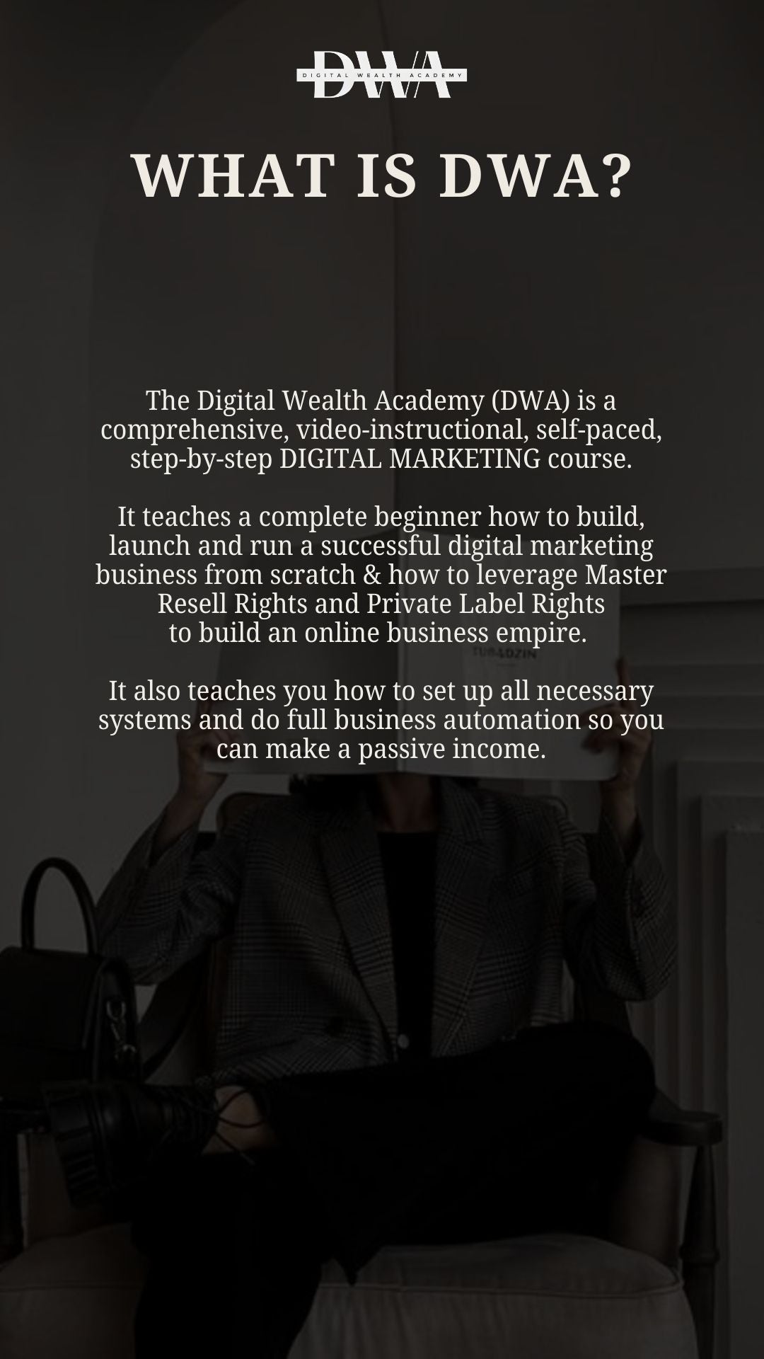 DWA Wealth Academy || MRR